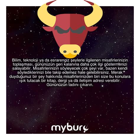 Boğa Burcu Günlük Burç Yorumu