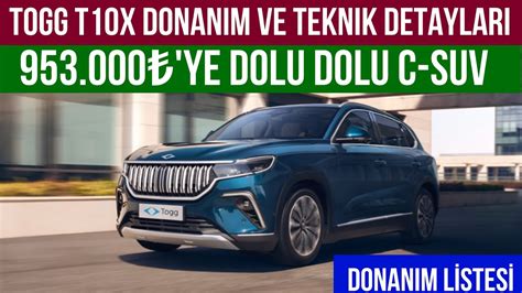 TOGG T10X'nin Şık Tasarım Detayları ve Fonksiyonel İç Mekan